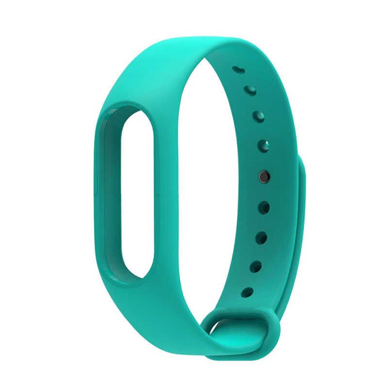 Xiaomi Mi Band 2 Silikon Kordon Soft ve Pürüzsüz Yüzeyli Kordon (Klasik) Turkuaz
