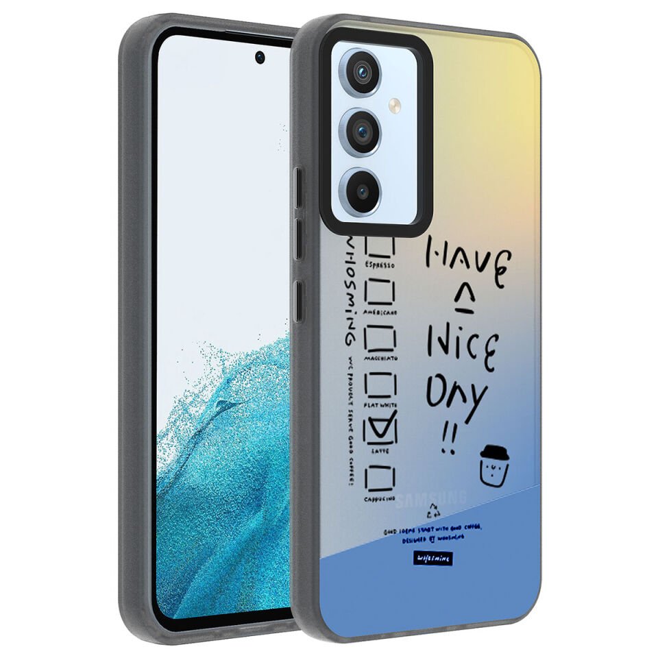 Samsung Galaxy A14 Kılıf Kamera Çıkıntılı Desenli Tasarımlı Sert Kapak (Dragon) Have