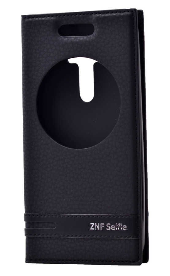Asus Zenfone Selfİe ZD551KL Kapaklı Kılıf Darbelere Karşı Tam Korumalı (ELİTE) Siyah