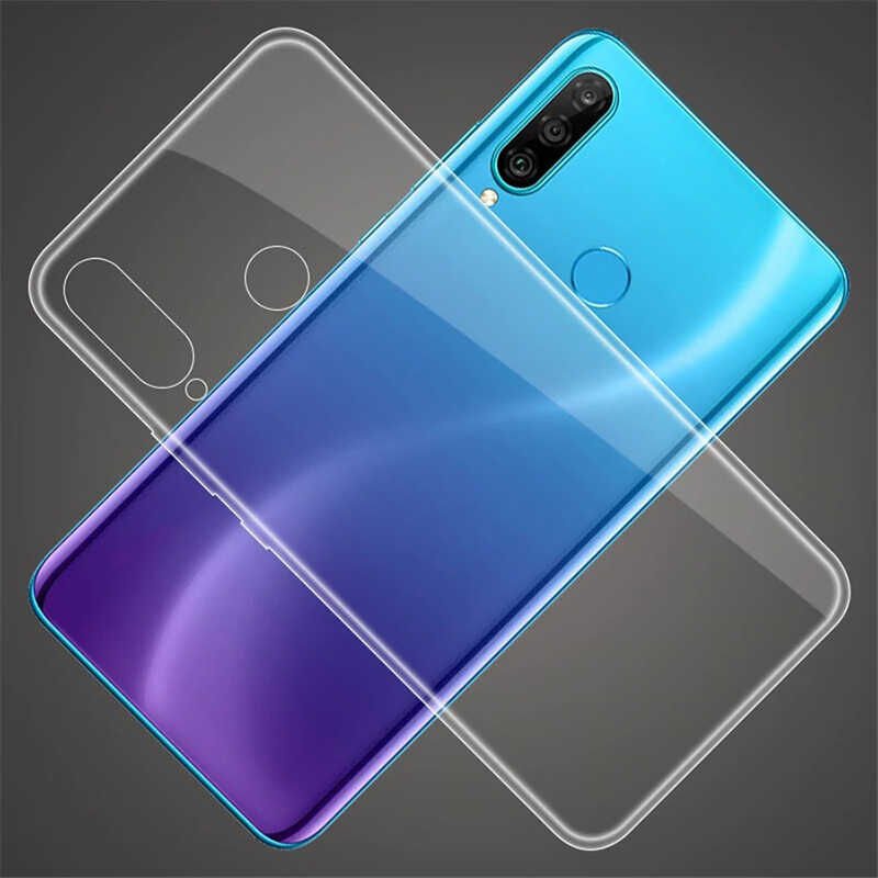 Huawei Honor 20 Lite Şeffaf Kılıf Yumuşak İnce Tasarımlı Kapak (SÜPER) Renksiz
