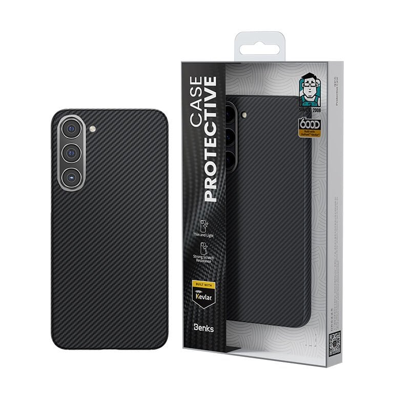 Samsung Galaxy S23 Plus Kılıf Benks Magsafe Şarj Özellikli Magnetik ArmorAir 600D Kevlar Fiber Kapak