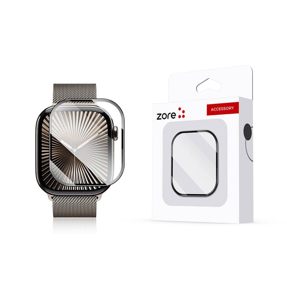Apple Watch 10 42mm HEPTEKİLETİŞİM PMMA Pet Saat Ekran Koruyucu