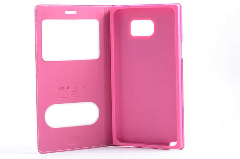 Samsung Galaxy Note 5 Kapaklı Kılıf Mıknatıslı 360 Tam Korumalı (DOLCE) Siyah