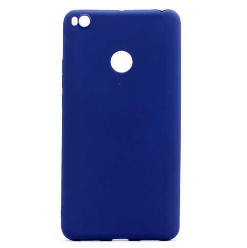 Xiaomi Mi Max 2 Kılıf Yumuşak Dokulu Soft Esnek İnce Mat Renkli Silikon Kapak (PREMİER) Kırmızı