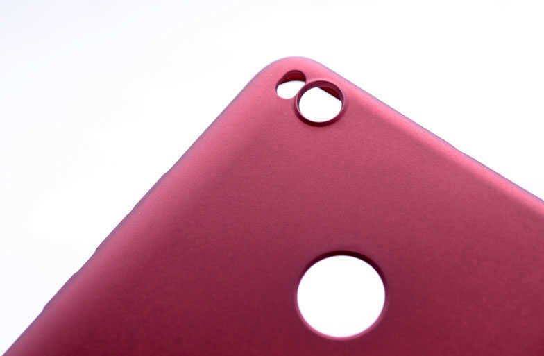 Xiaomi Mi Max 2 Kılıf Yumuşak Dokulu Soft Esnek İnce Mat Renkli Silikon Kapak (PREMİER) Kırmızı