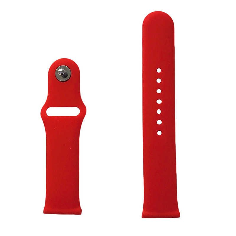 Apple Watch 2/3/4/5/6/7/8/se/nike 38mm 40mm 41mm Silikon Kordon Soft Tasarım (Klasik) NO19