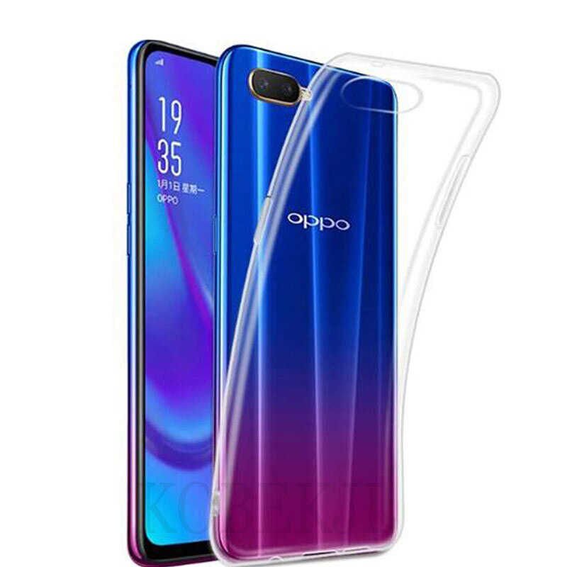 Oppo RX17 Neo Şeffaf Kılıf Yumuşak İnce Tasarımlı Kapak (SÜPER) Renksiz