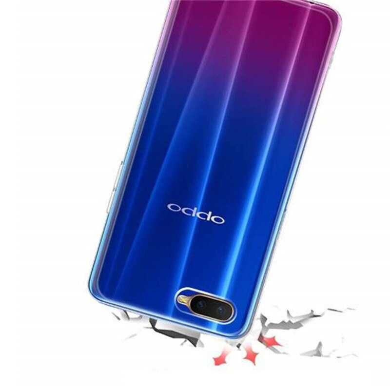 Oppo RX17 Neo Şeffaf Kılıf Yumuşak İnce Tasarımlı Kapak (SÜPER) Renksiz