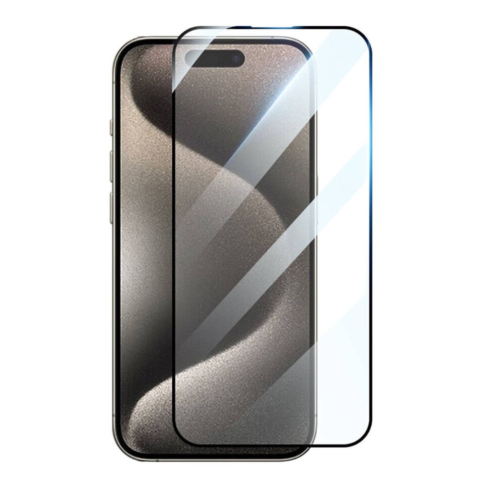 Apple iPhone 15 Pro Max HD Glossy HEPTEKİLETİŞİM 3D Rak Screen Protector