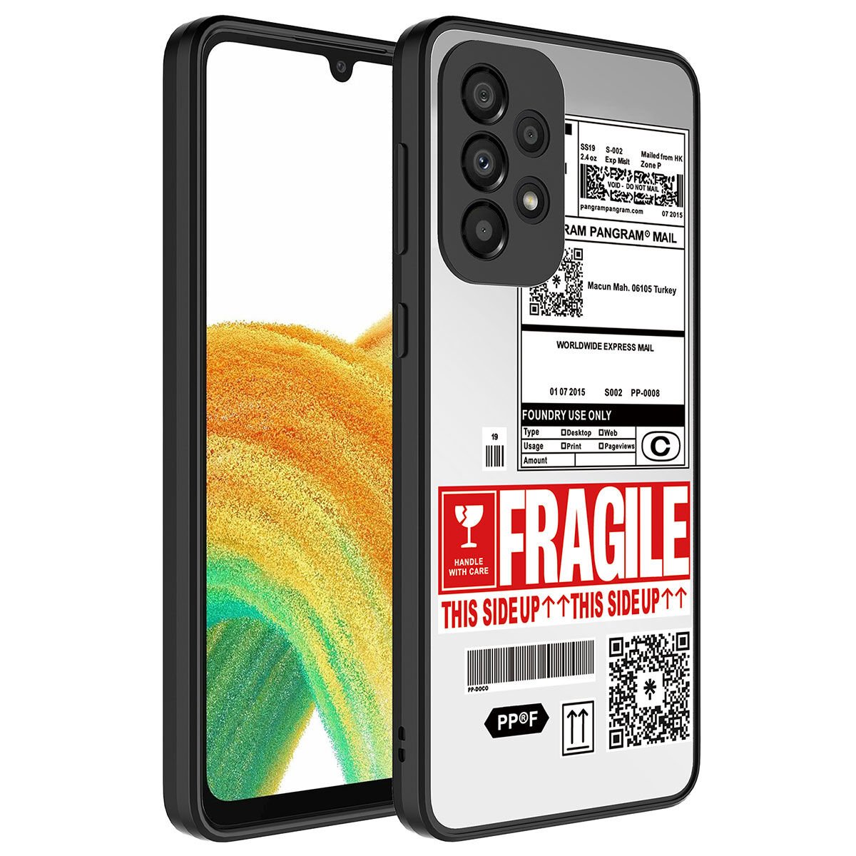 Samsung Galaxy A33 5G Kılıf Aynalı Desenli Kamera Korumalı Parlak HEPTEKİLETİŞİM Mirror Kapak