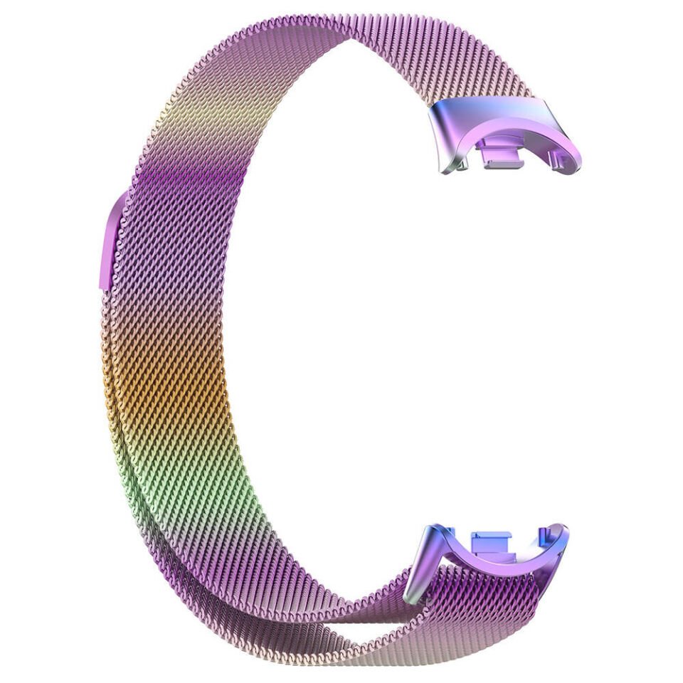 Xiaomi Smart Band 8 Metal Kordon Tel Örgü İşlemeli Tasarım (KRD-01) Gold