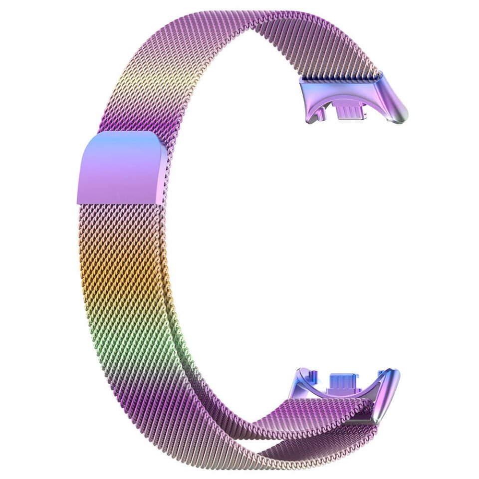 Xiaomi Smart Band 8 Metal Kordon Tel Örgü İşlemeli Tasarım (KRD-01) Gold