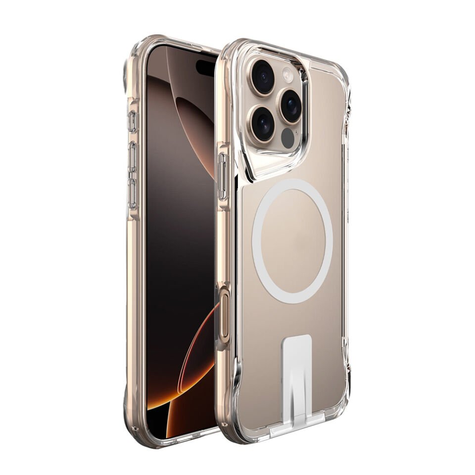 Apple iPhone 16 Pro Max Kılıf Magsafe Şarj Özellikli HEPTEKİLETİŞİM T-Max Standlı Kapak