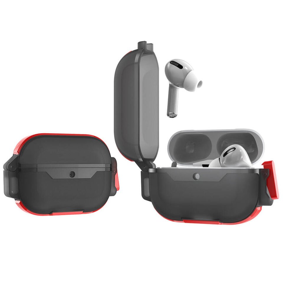 Apple Airpods Darbelere Karşı Dayanıklı Kılıf (Airbag 34) Mavi