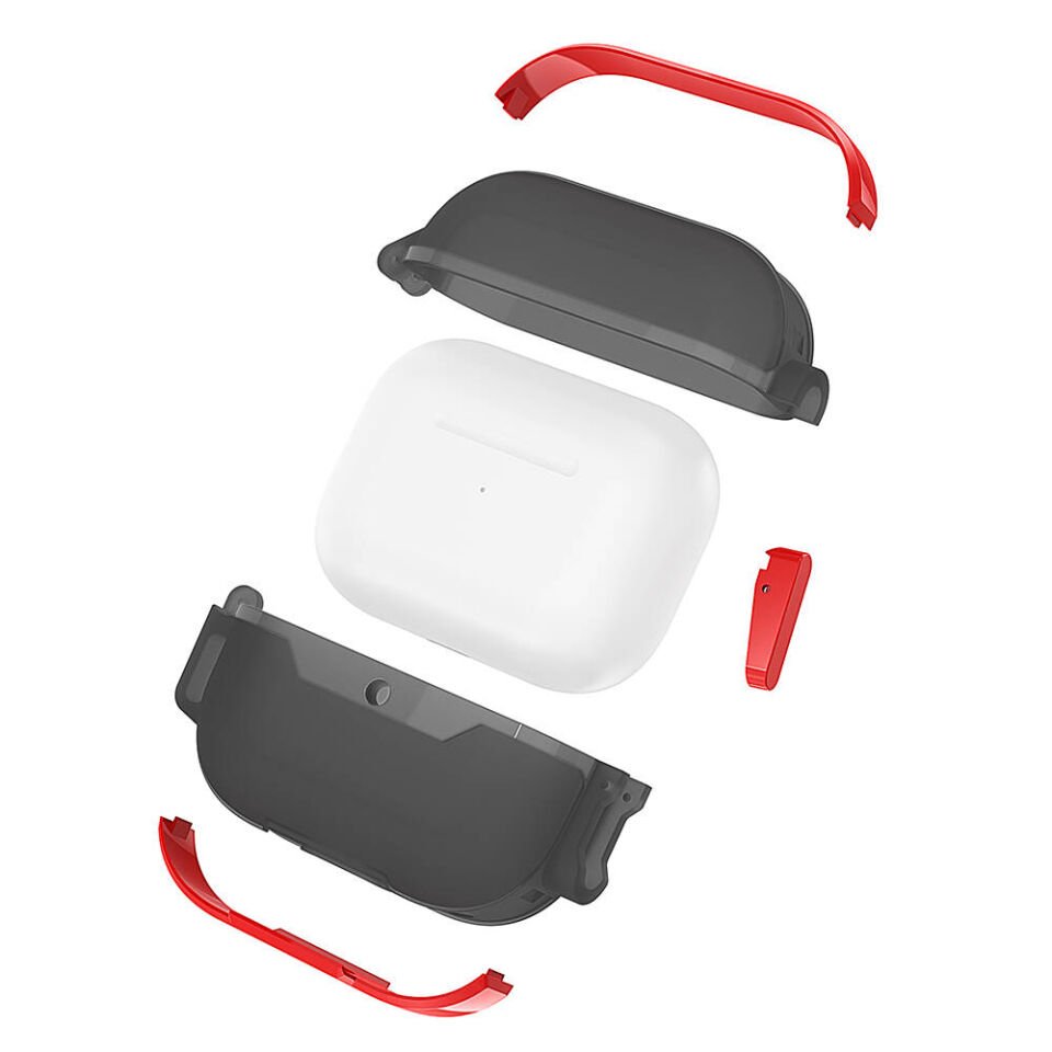 Apple Airpods Darbelere Karşı Dayanıklı Kılıf (Airbag 34) Mavi