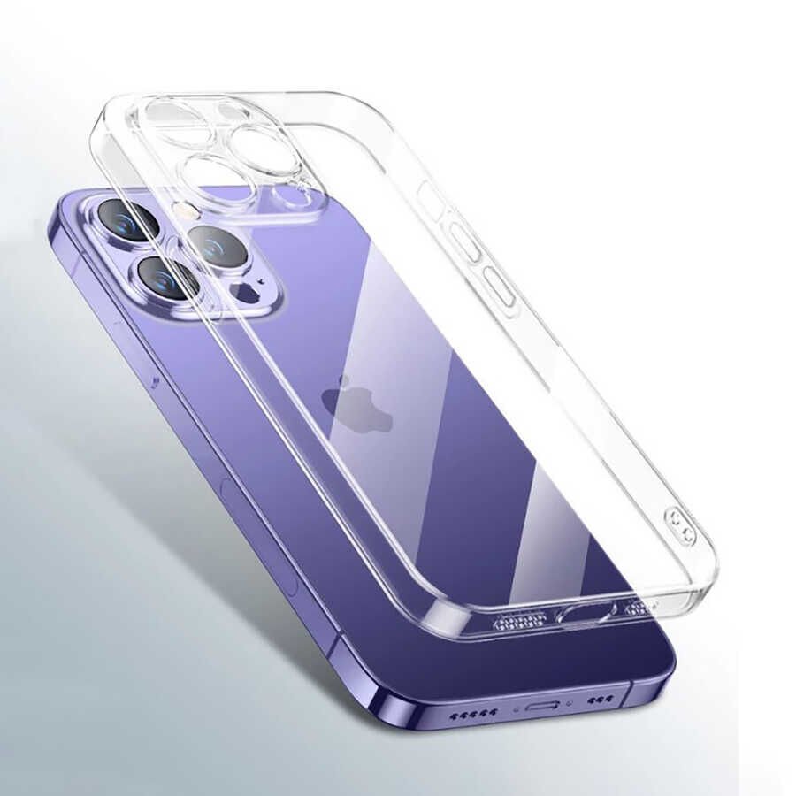Apple iPhone 13 Pro Max Kılıf Şeffaf Sert PC HEPTEKİLETİŞİM Vayt Kapak