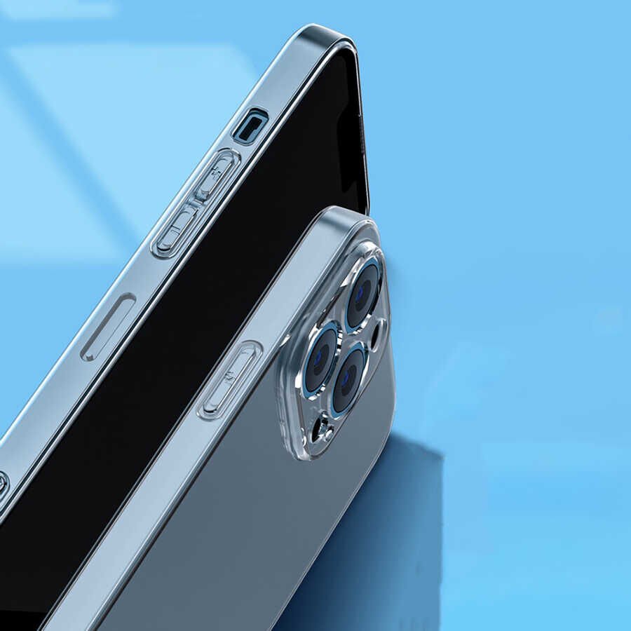 Apple iPhone 13 Pro Max Kılıf Şeffaf Sert PC HEPTEKİLETİŞİM Vayt Kapak