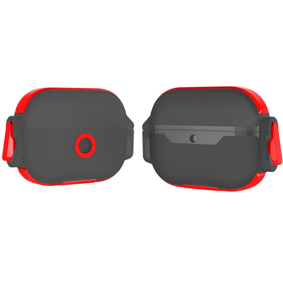 Apple Airpods Darbelere Karşı Dayanıklı Kılıf (Airbag 34) Siyah