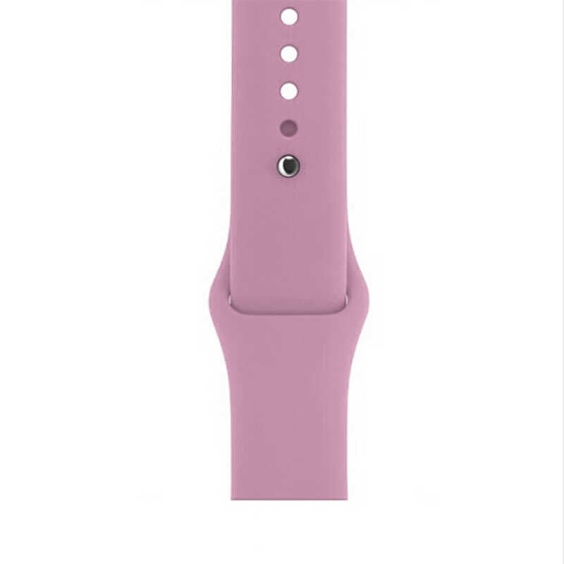 Apple Watch 2/3/4/5/6/7/8/se/nike 38mm 40mm 41mm Silikon Kordon Soft Tasarım (Klasik) NO61