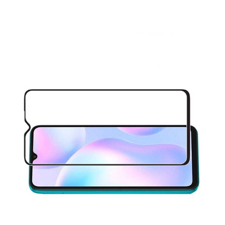 Xiaomi Redmi 9A HEPTEKİLETİŞİM Kenarları Kırılmaya Dayanıklı Cam Ekran Koruyucu