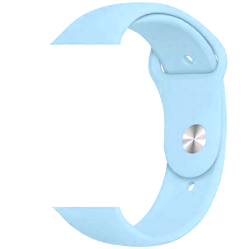 Apple Watch 2/3/4/5/6/7/8/se/nike 38mm 40mm 41mm Silikon Kordon Soft Tasarım (Klasik) NO67