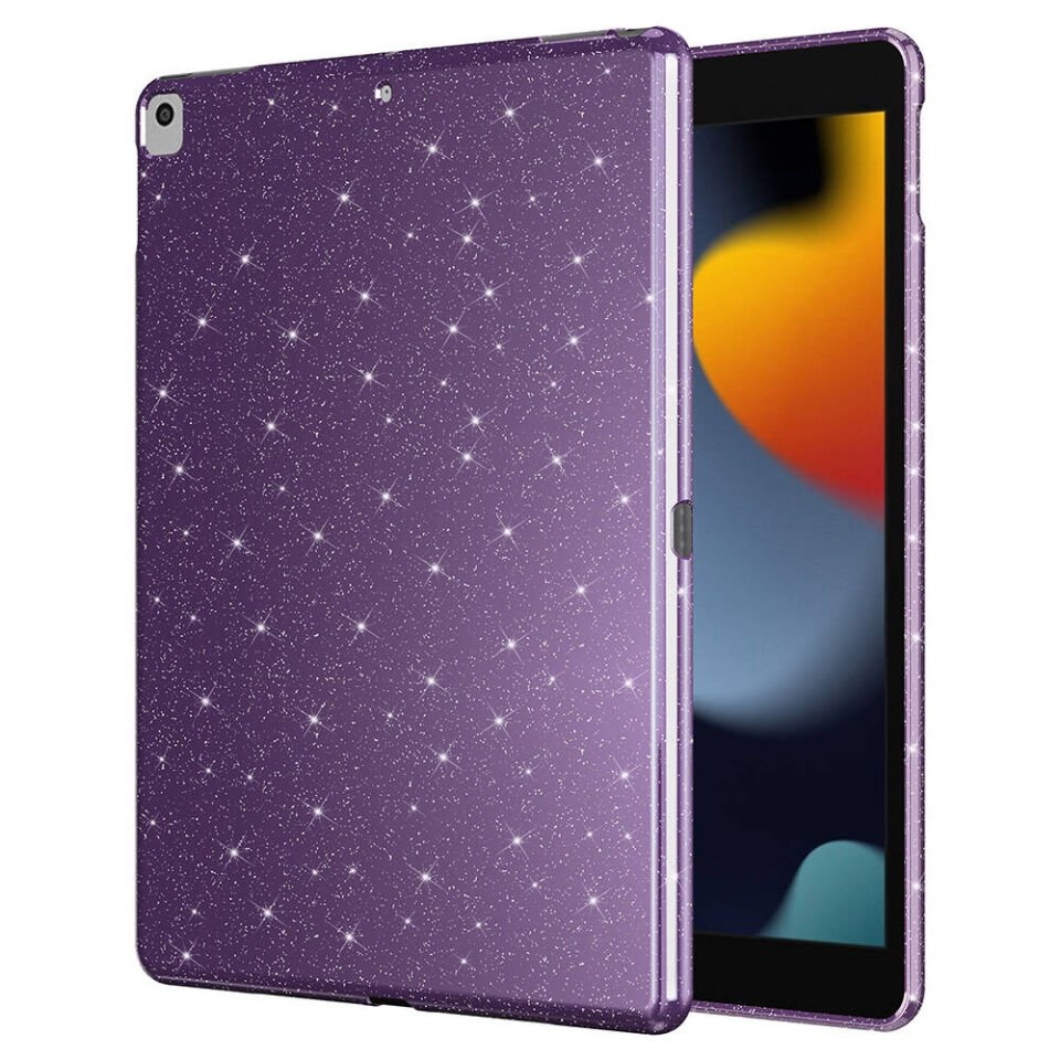 Apple iPad Pro 10.5 (7 Nesil) Simli Parlak Görünümlü HEPTEKİLETİŞİM Tablet Koton Kılıf