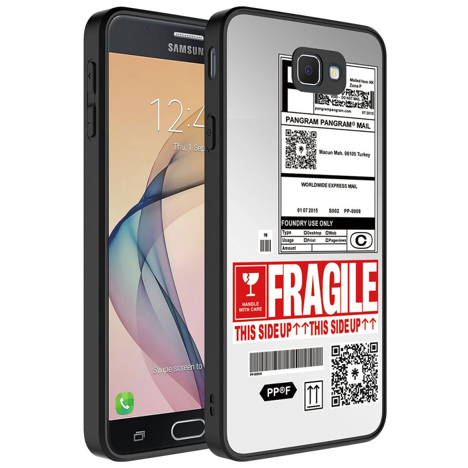 Samsung Galaxy J7 Prime Kılıf Aynalı Desenli Kamera Korumalı Parlak HEPTEKİLETİŞİM Mirror Kapak