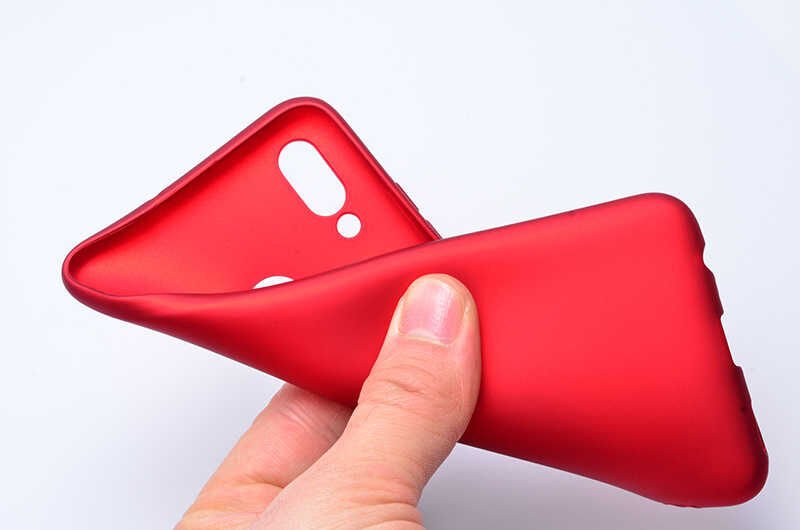 Huawei P Smart 2019 Kılıf Yumuşak Dokulu Soft Esnek İnce Mat Renkli Silikon Kapak (PREMİER) Saks Mavi