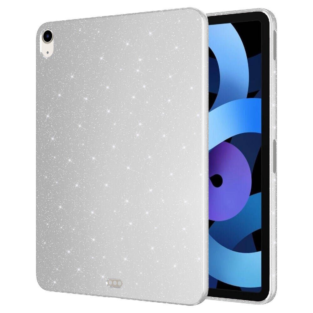 Apple iPad 10.9 2022 (10.Nesil) Simli Parlak Görünümlü HEPTEKİLETİŞİM Tablet Koton Kılıf