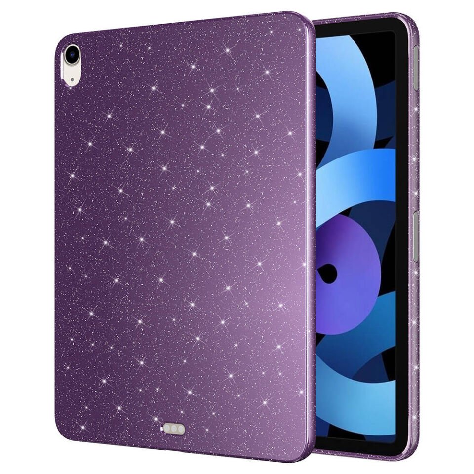 Apple iPad 10.9 2022 (10.Nesil) Simli Parlak Görünümlü HEPTEKİLETİŞİM Tablet Koton Kılıf