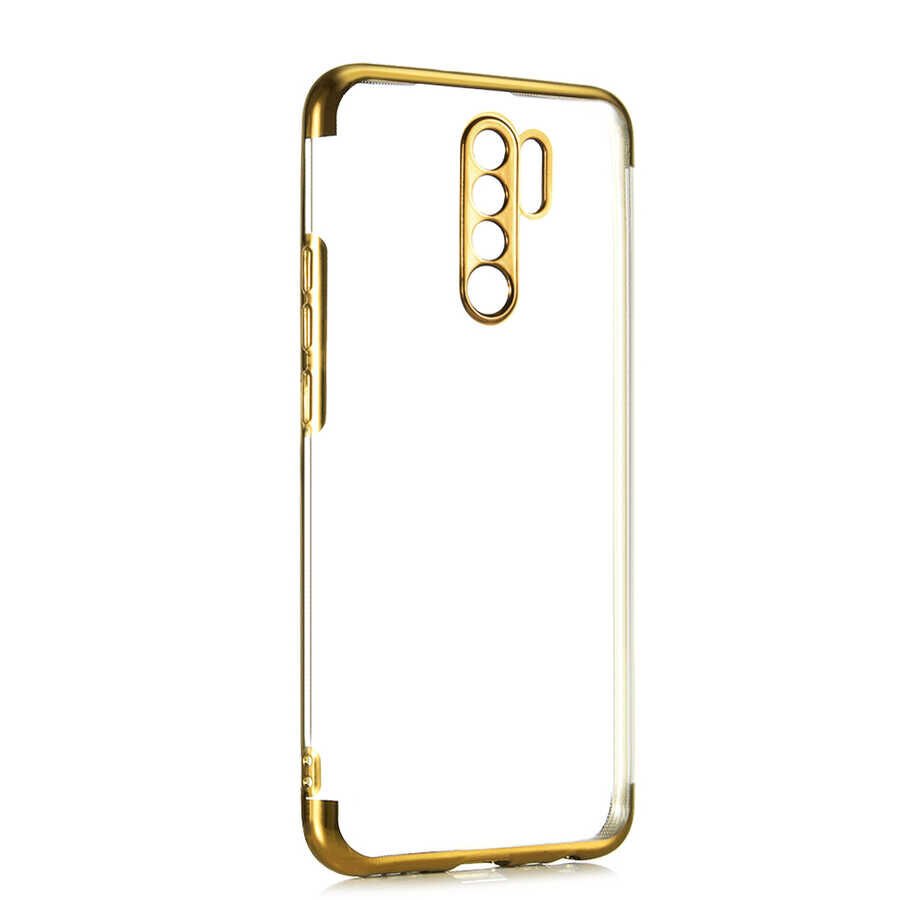 Xiaomi Redmi 9 Kılıf HEPTEKİLETİŞİM Dört Köşeli Lazer Silikon Kapak