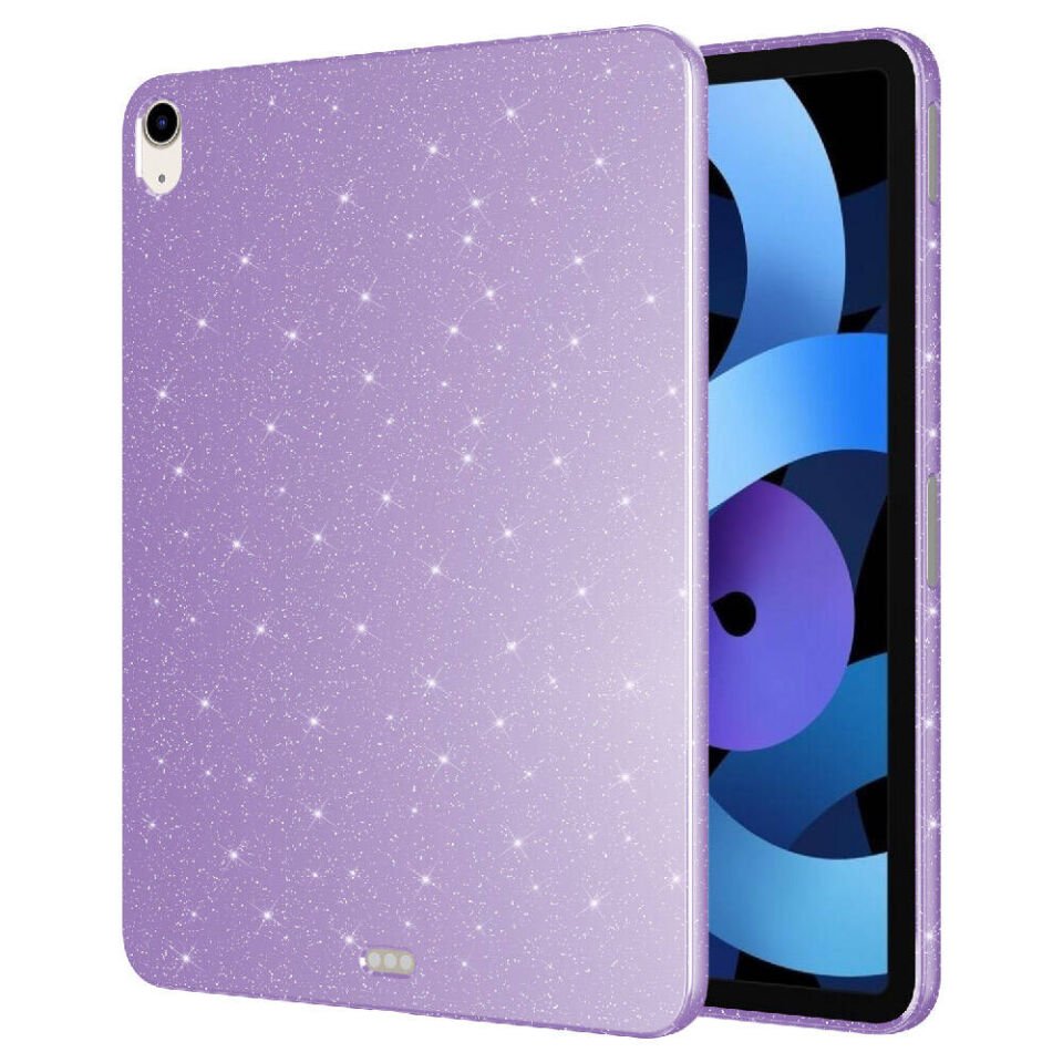 Apple iPad Air 10.9 2020 (4 Nesil) Simli Parlak Görünümlü HEPTEKİLETİŞİM Tablet Koton Kılıf