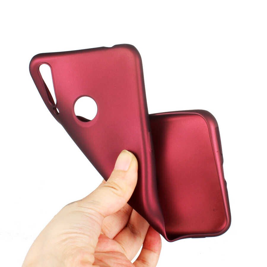 General Mobile 10 Kılıf Yumuşak Dokulu Soft Esnek İnce Mat Renkli Silikon Kapak (PREMİER) Saks Mavi