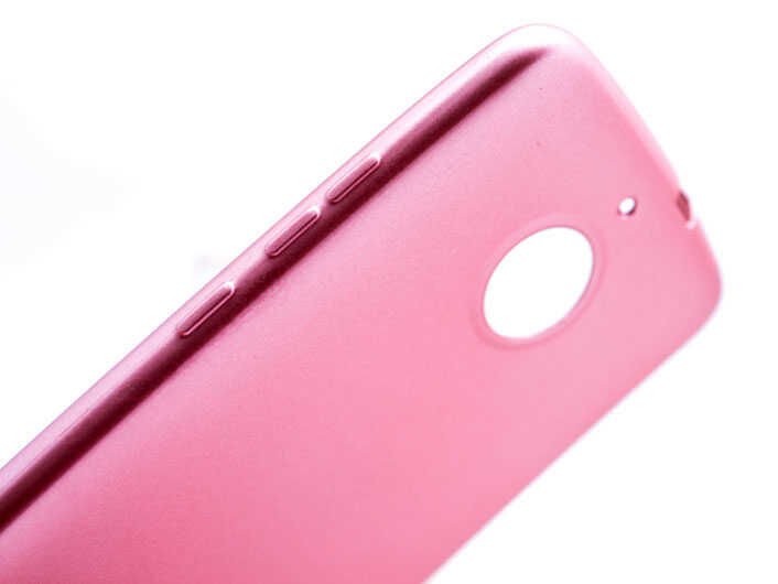 Lenovo Moto E4 Kılıf Yumuşak Dokulu Soft Esnek İnce Mat Renkli Silikon Kapak (PREMİER) Lacivert