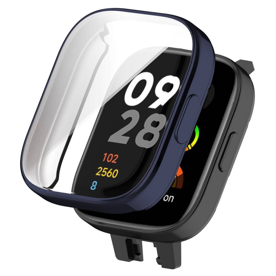 Xiaomi Redmi Watch 3 360 Derece Korumalı Kasa ve Ekran Koruyucu HEPTEKİLETİŞİM Watch Gard 30