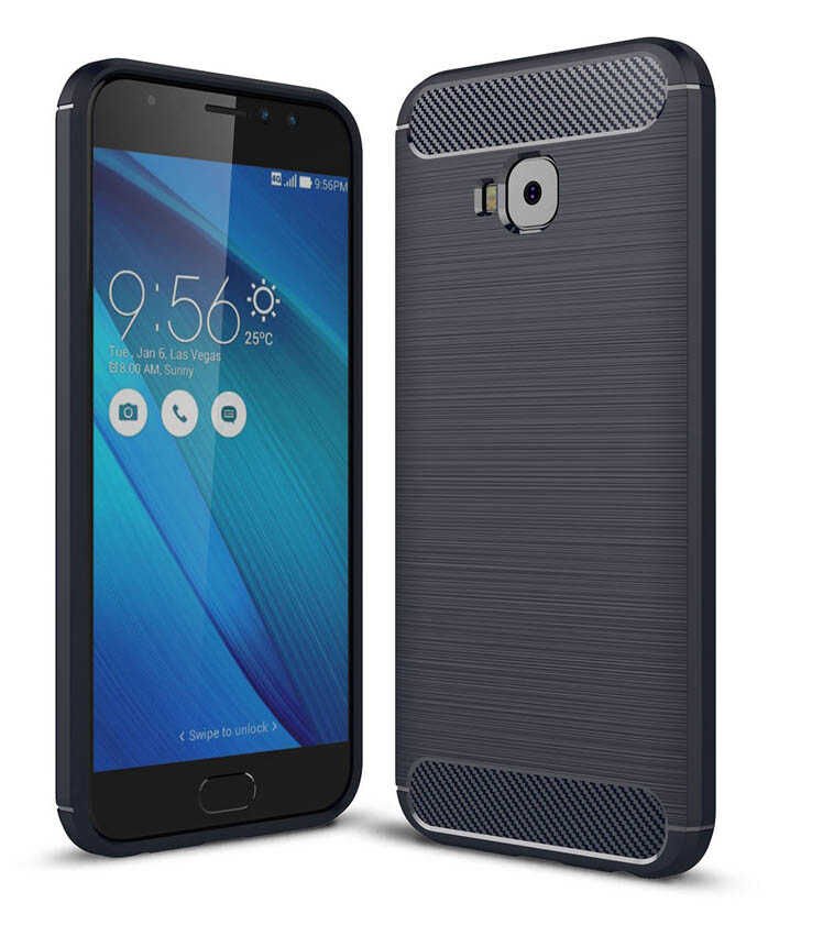 Asus Zenfone 4 Selfie ZD553KL  Kılıf Ultra Korunaklı Silikon Kapak (ROOM) Lacivert