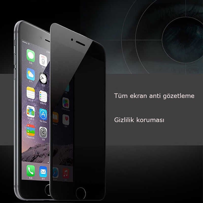 Apple iPhone 7 HEPTEKİLETİŞİM Kor Privacy Cam Ekran Koruyucu