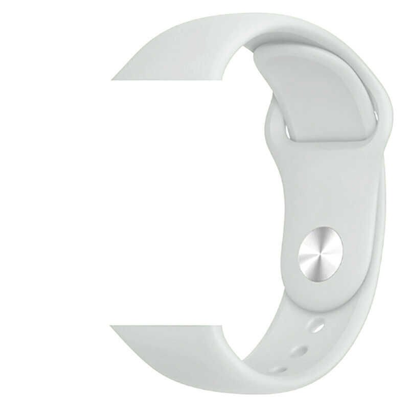Apple Watch 2/3/4/5/6/7/8/se/nike 38mm 40mm 41mm Silikon Kordon Soft Tasarım (Klasik) NO26