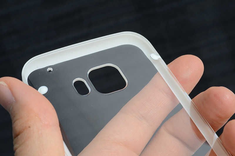 HTC One M9 Kılıf HEPTEKİLETİŞİM Dört Noktalı Kapak