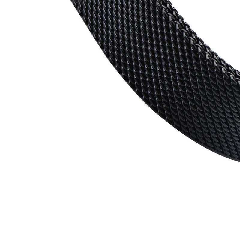 Xiaomi Mi Band 3 / Mi Band 4 Metal Kordon Paslanmaz Çelik Örgü Tasarımlı (KRD-01) Gold
