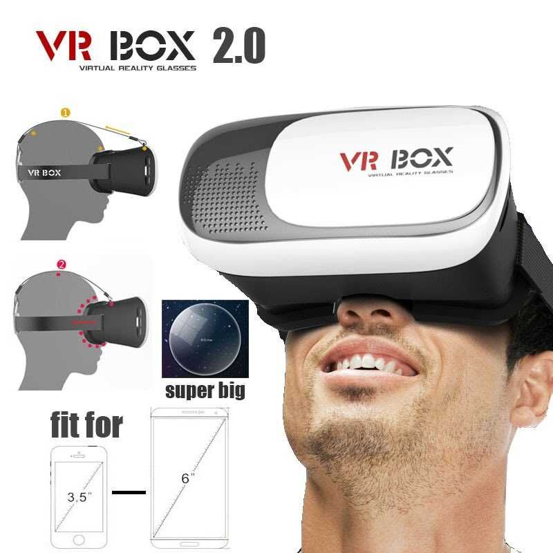 HEPTEKİLETİŞİM VR Box 3D Beyaz Sanal Gerçeklik Gözlüğü
