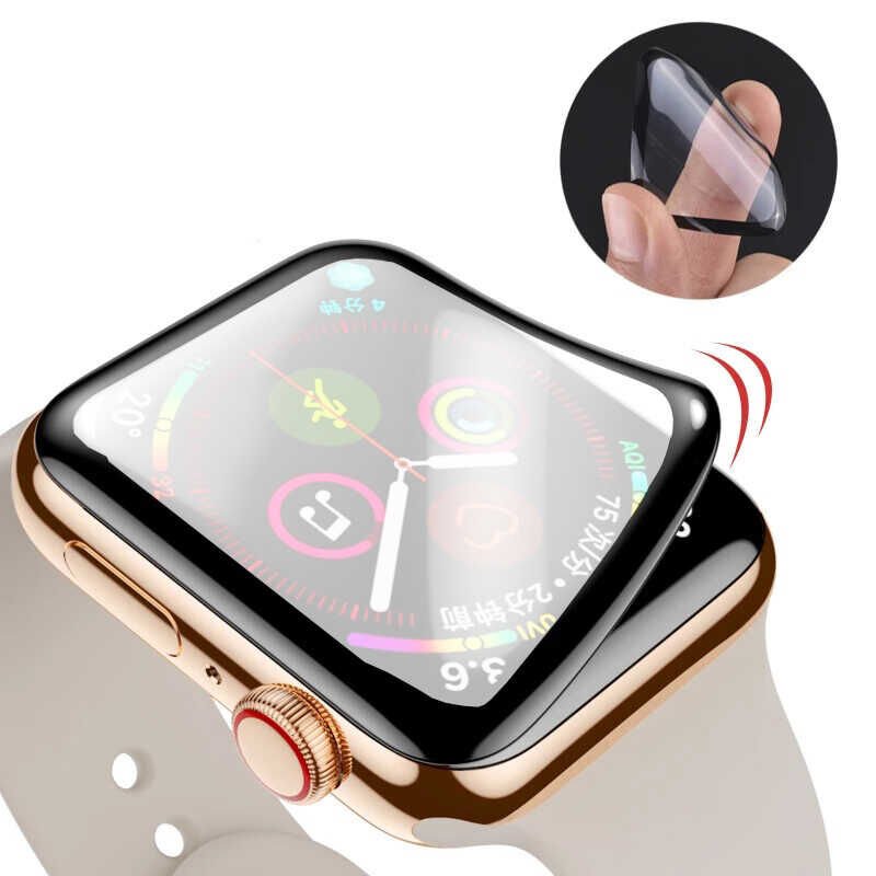 Apple Watch 44mm HEPTEKİLETİŞİM Mat Eko PMMA Pet Saat Ekran Koruyucu