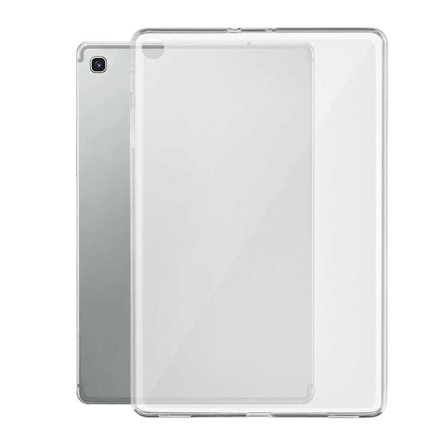 Samsung Galaxy Tab A7 Lite T220 T225 T227 Şeffaf Silikon Tablet Kılıf Korunaklı Yapı (T-SÜPER) Renksiz