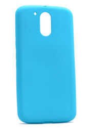 Lenovo Lenova Moto G4 Kılıf Yumuşak Dokulu Soft Esnek İnce Mat Renkli Silikon Kapak (PREMİER) Gold