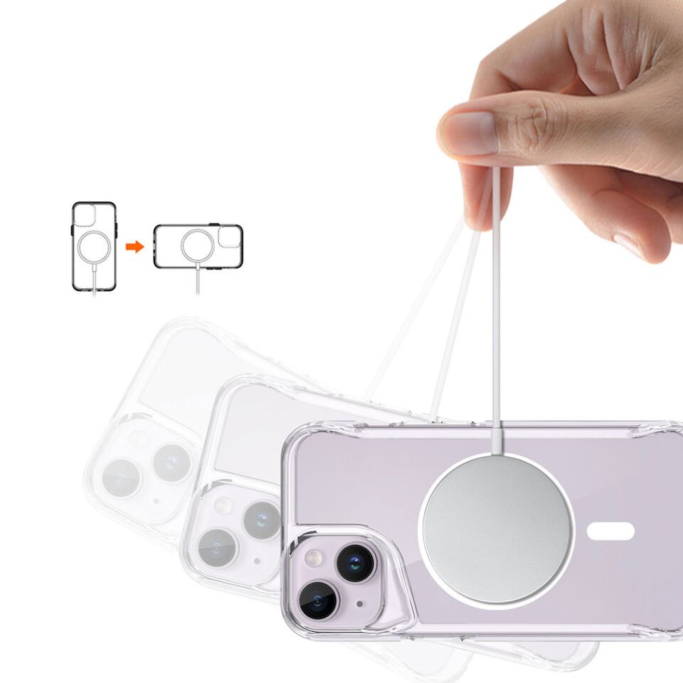 Apple iPhone 13 Kılıf HEPTEKİLETİŞİM Magsafe Şarj Özellikli T-Max Magsafe Kapak
