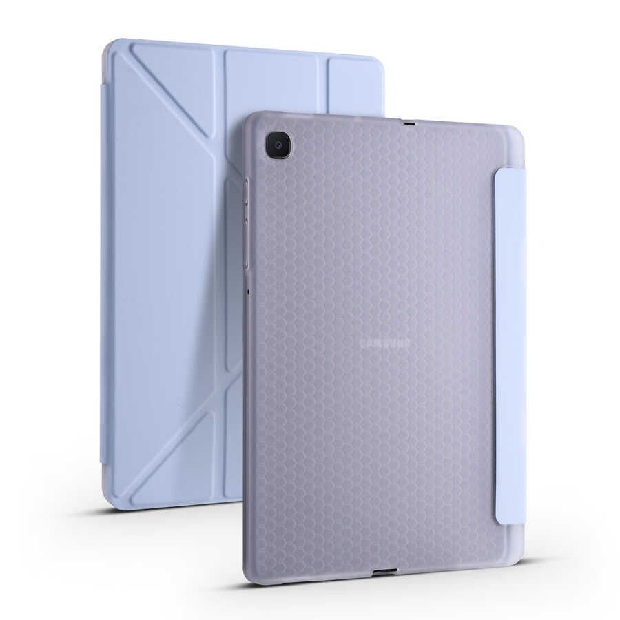 Samsung Galaxy Tab S6 Lite P610 P615 P617 Kılıf Kalem Bölmeli Standlı Kılıf (TR) Lacivert