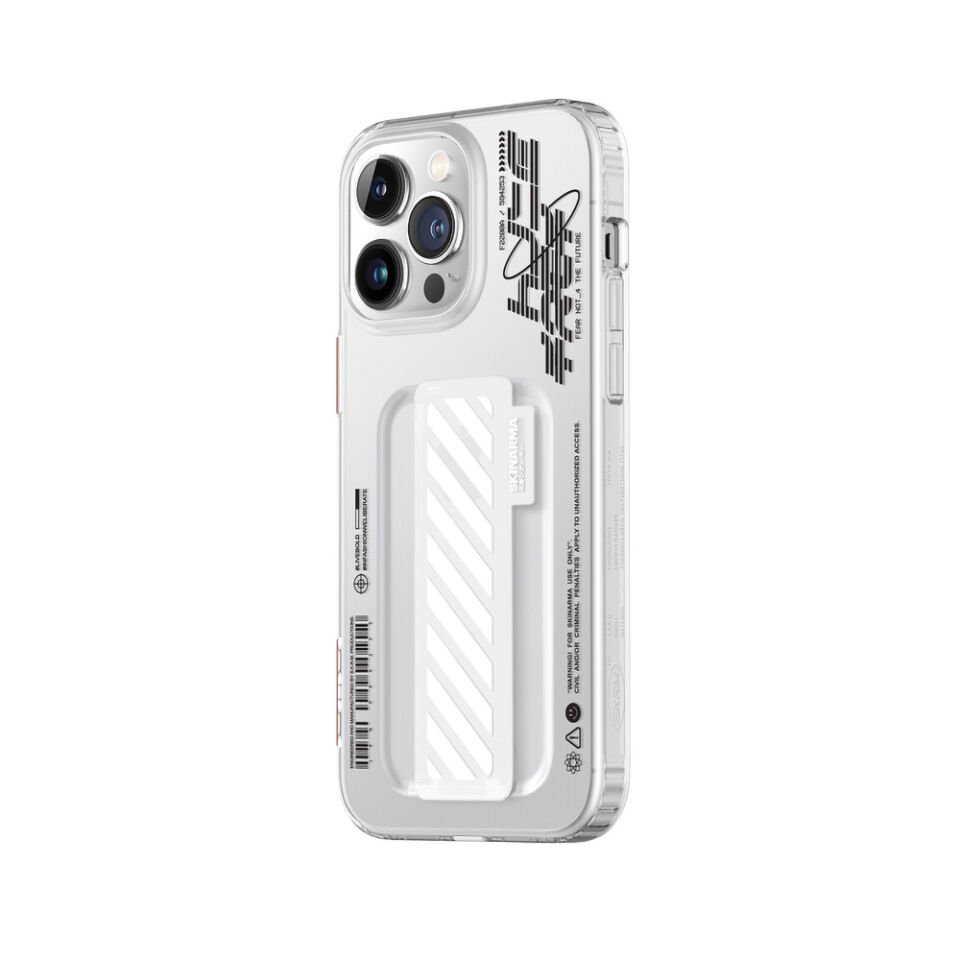 Apple iPhone 14 Pro Kılıf SkinArma Şeffaf Desenli Kaze Kapak