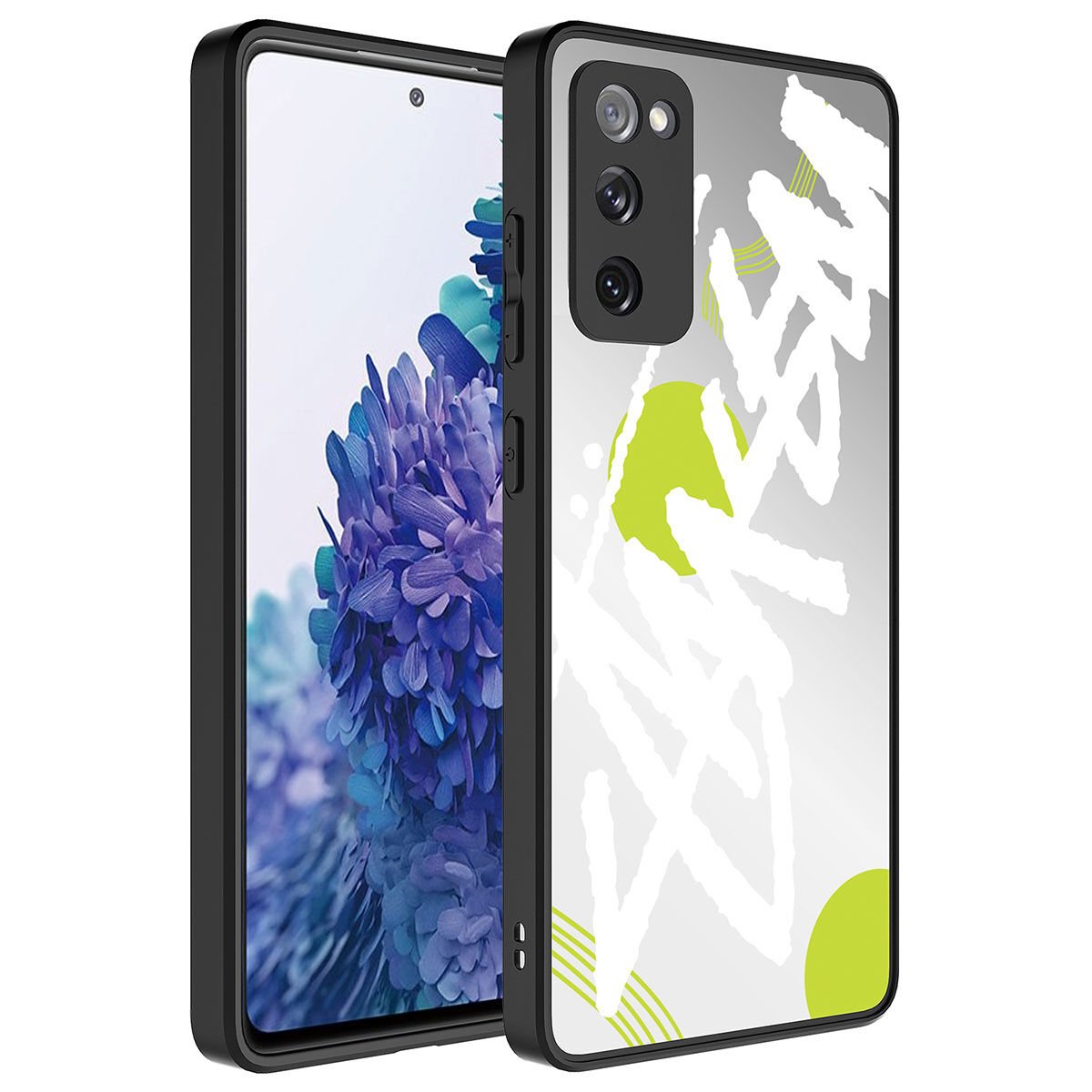 Samsung Galaxy S20 FE Kılıf Aynalı Desenli Kamera Korumalı Parlak HEPTEKİLETİŞİM Mirror Kapak