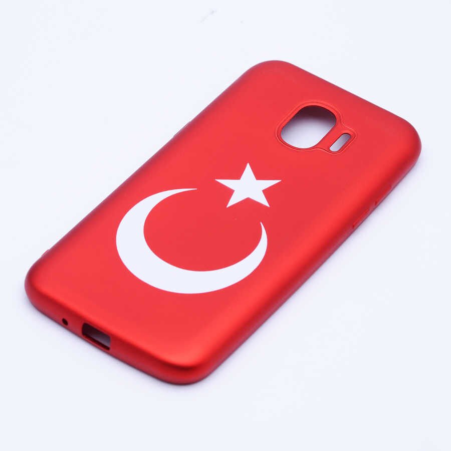 Galaxy J2 Pro 2018 Kılıf Zore Bayrak Silikon