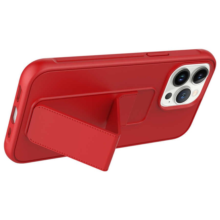 Apple iPhone 14 Pro Max Kılıf HEPTEKİLETİŞİM Qstand Kapak